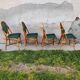 4 chaises vintage de bistrot parisien