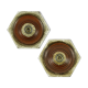 Set of 2 German ceramic wall lamps, 1970s