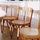 Set of 10 baumann bistro chairs