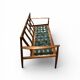 Three-seater sofa by Grete Jalk for France & Søn.