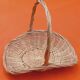 Butterfly basket centerpiece fruit / vegetable basket woven wicker