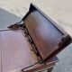 Bureau d’officier acajou style campagne anglais desk