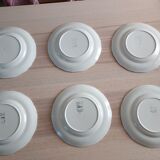 6 longchamp plates