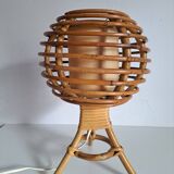 Bamboo bedside lamp