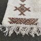 Handmade knotted Berber Moroccan wool rug 170x225cm