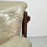 Jean Gillon Brazilian Jacarandá Wooden 3-Seat Sofa for Woodart, Brazil, 60s