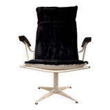 1960s Design Metal and Bakelite Swivel Chair.