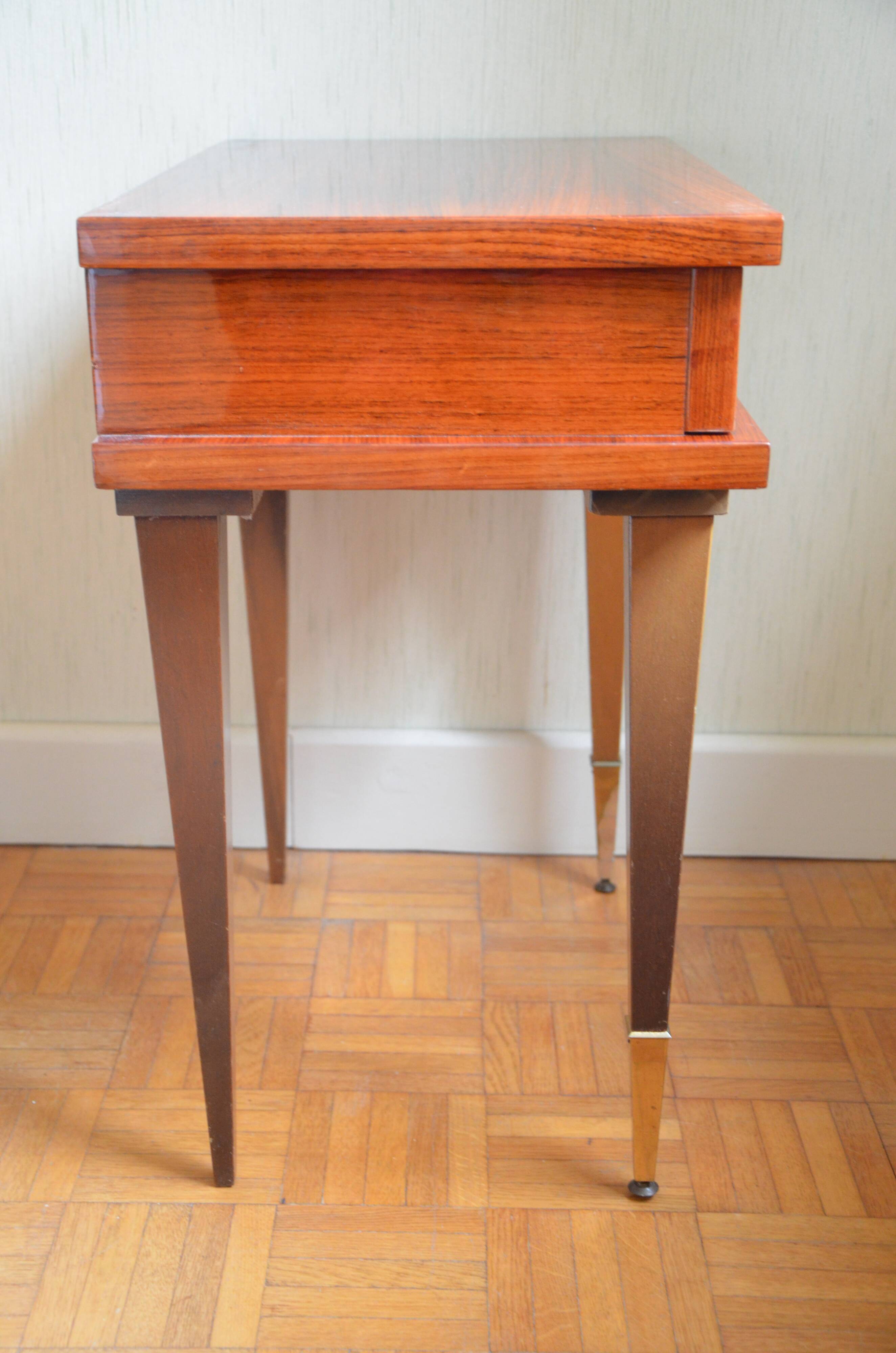 Lacquered wooden bedside