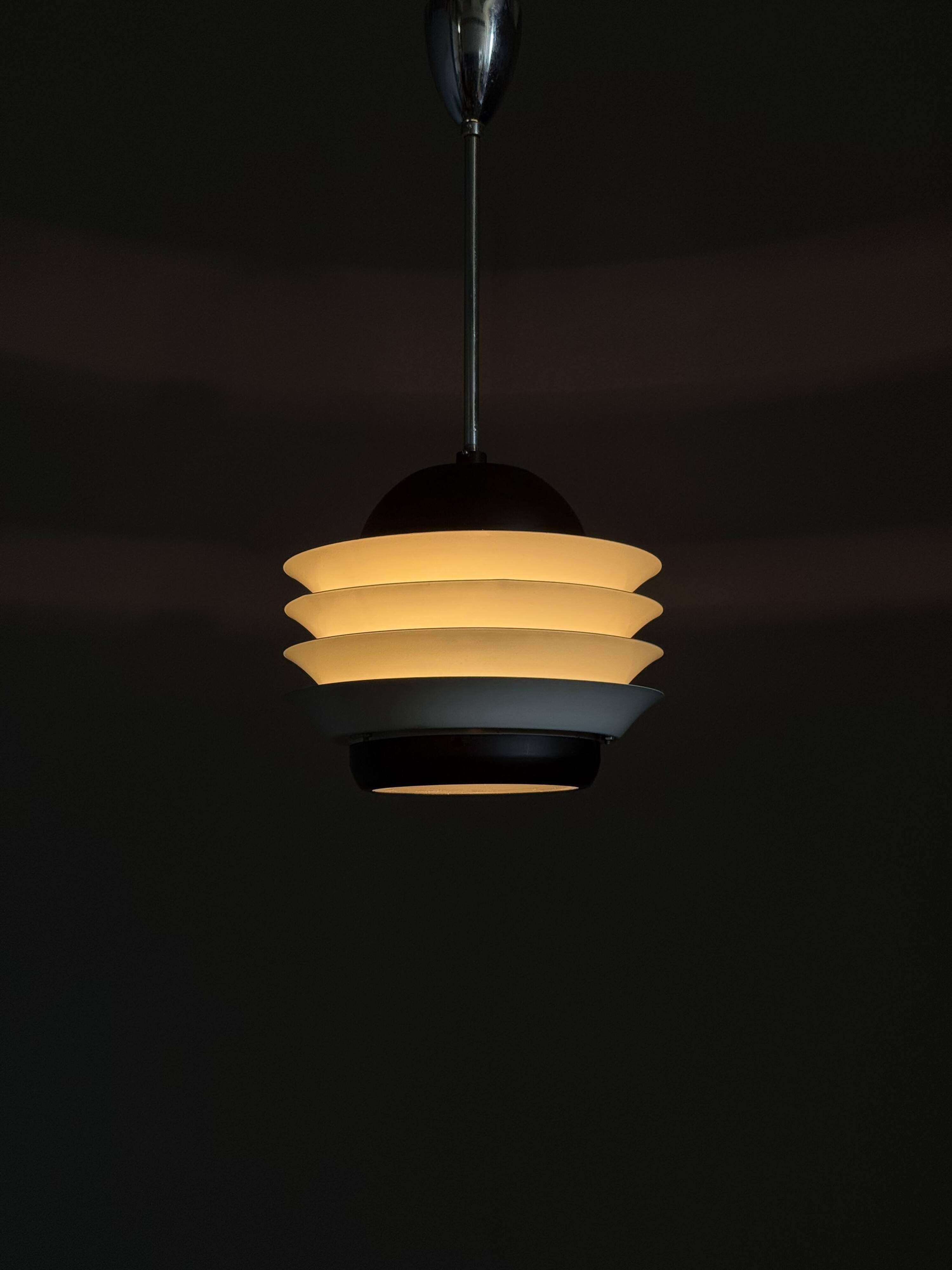 Mid Century Lidokov Pendant Lamp, Czechoslovakia 1970s