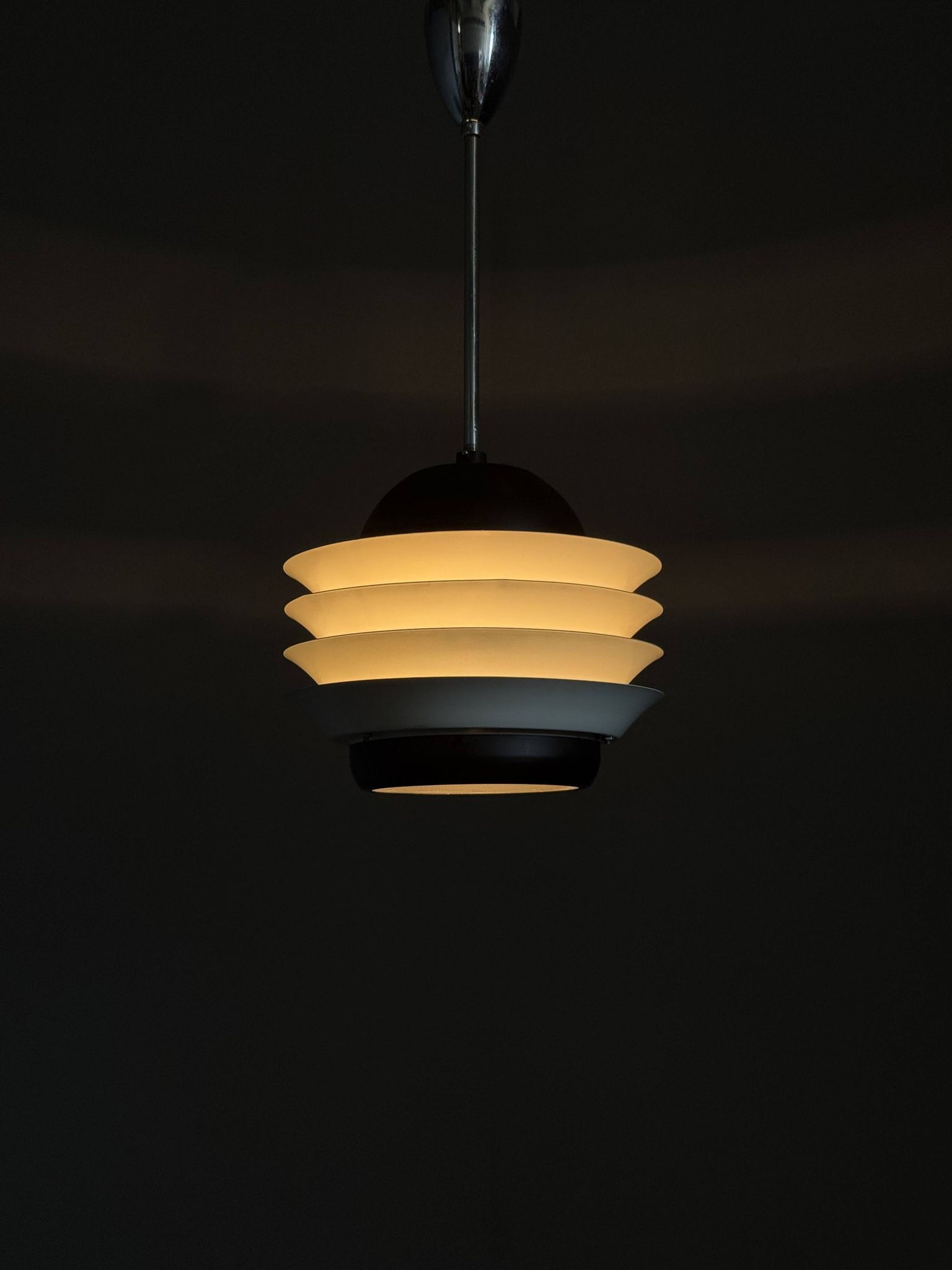 Mid Century Lidokov Pendant Lamp, Czechoslovakia 1970s