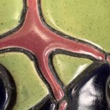 Pair of Art Deco Amphora Vases – Bohemia 1920s – Birds – 38 cm