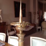 Brass candle spade, 19th