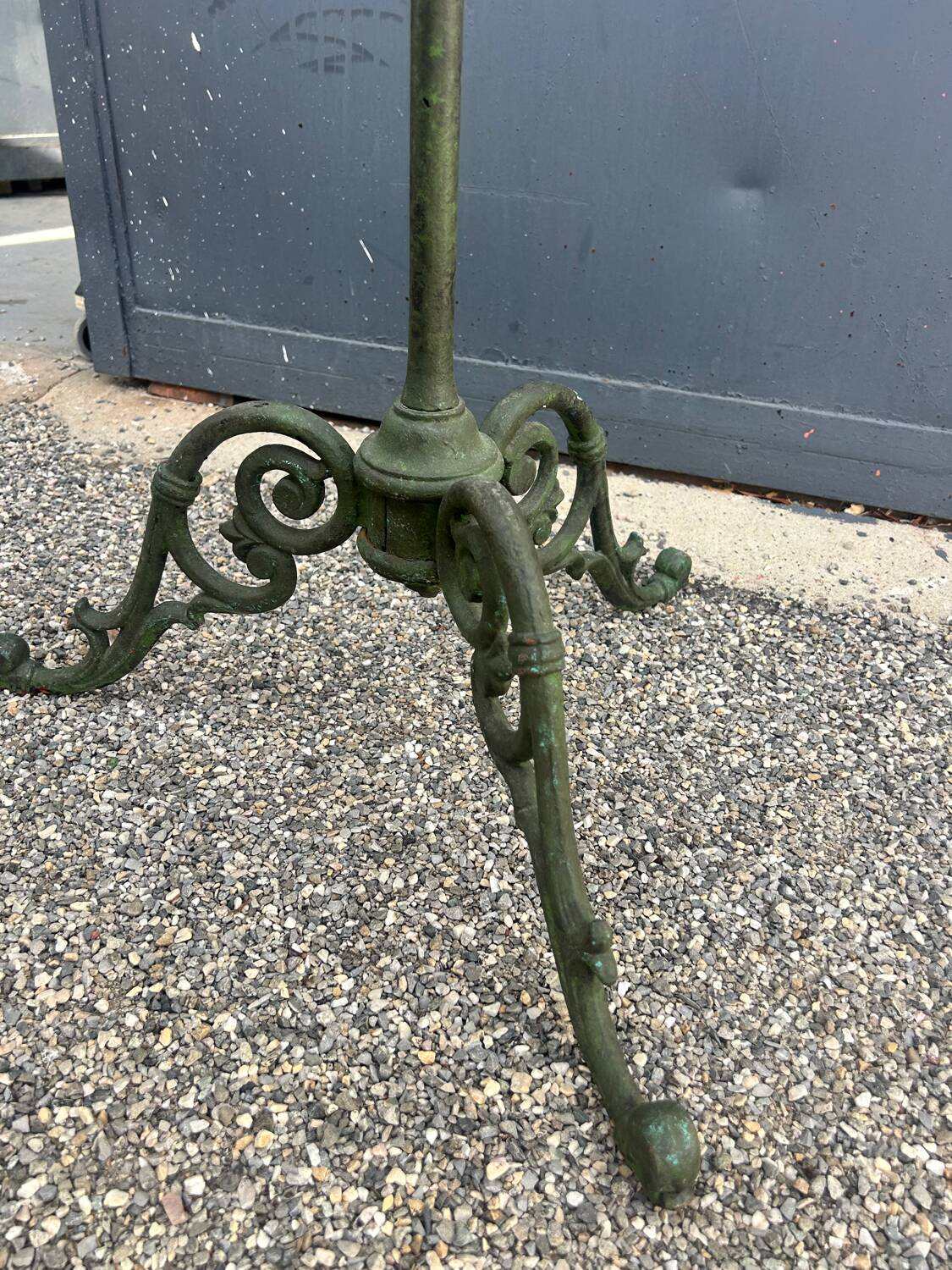 Wrought iron coat rack