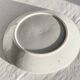 Yellow porcelain plate with saturated and vivid colors. Handmade in Japan