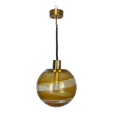 Mid-century Italian Murano glass sphere pendant lamp from 60s