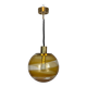 Mid-century Italian Murano glass sphere pendant lamp from 60s