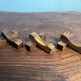 6 portes couverts en teck
