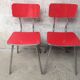 Chaises formica et alu plastilux