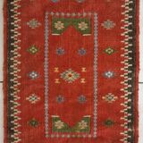 Soumak Kilim Rug in Wool – 95x52cm