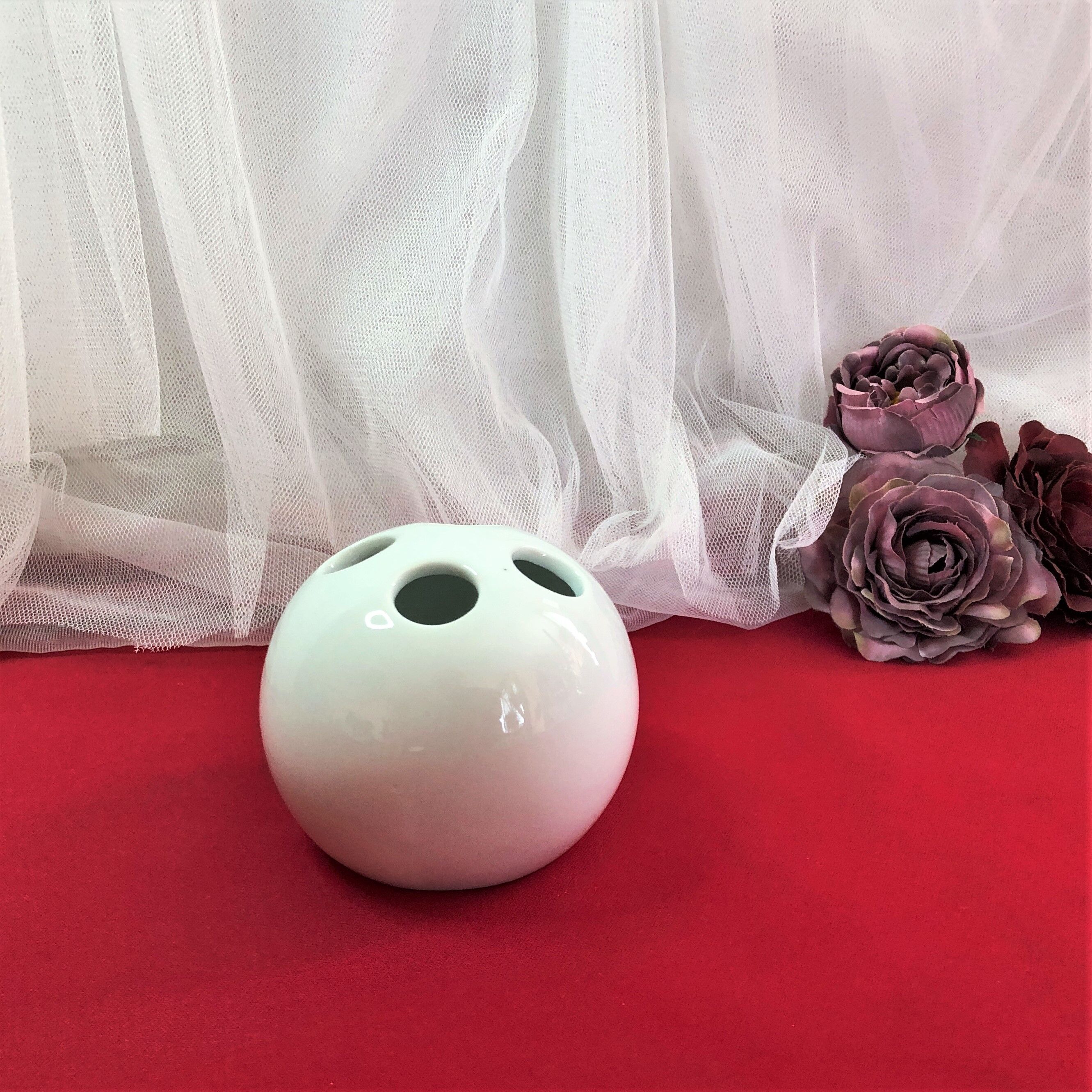 Bouquet maker vase soliflore porcelain