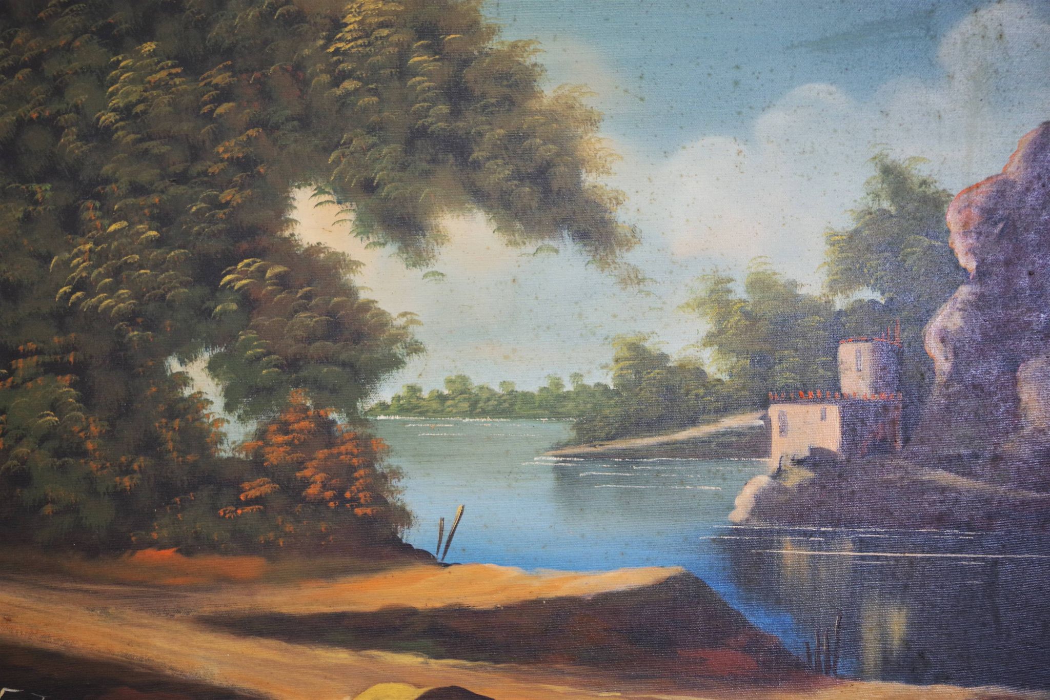 Oil painting on canvas, Francis Torry Brescia, 1977