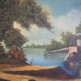 Oil painting on canvas, Francis Torry Brescia, 1977