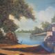 Oil painting on canvas, Francis Torry Brescia, 1977