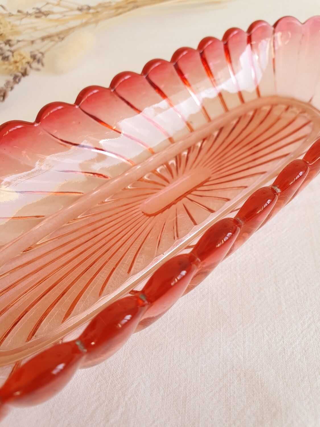 Antique Baccarat crystal bowl