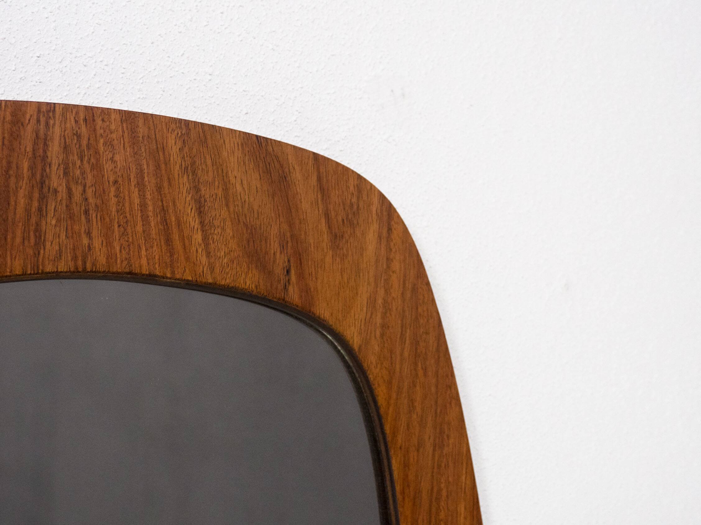 Vintage mahogany mirror