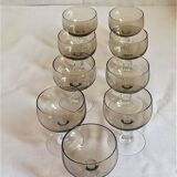 Set of 9 balloon glasses 70s
