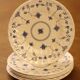 6 Myott Finlandia dessert plates