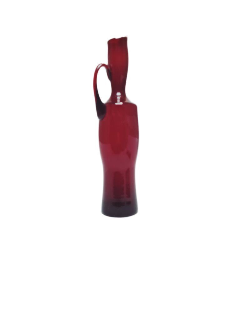 Postmodern jug by Zbigniew Horbowy for Sudety Glassworks, Poland, 1970s