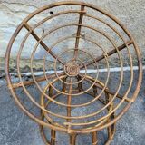 Paire de fauteuils en rotin  ou loveuses années 70