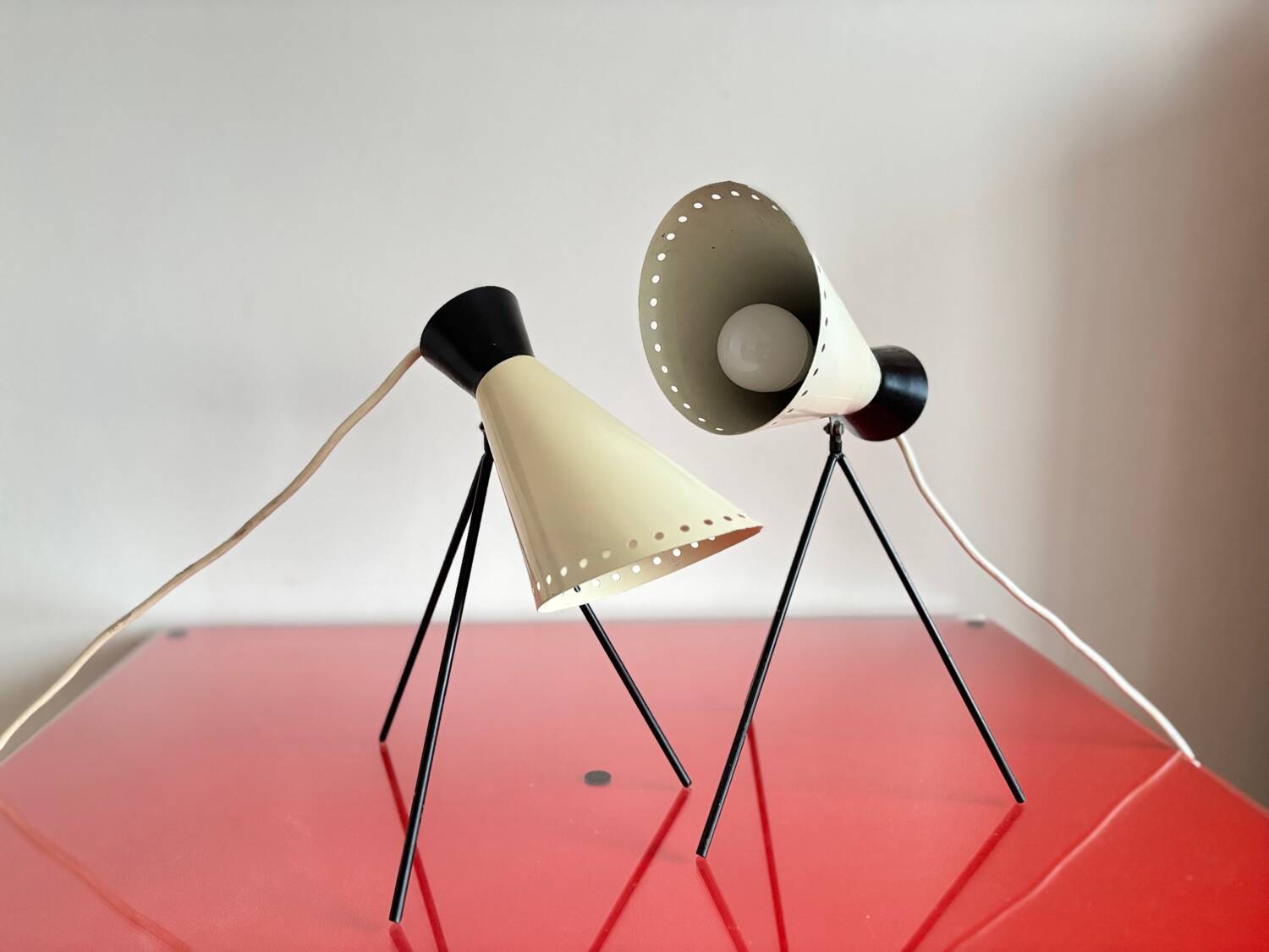 Set of table lamps by Josef Hurka