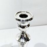 Pair of Silver Candle Holders Egypt