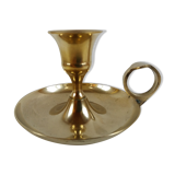 Golden brass cellar rat bougeoir