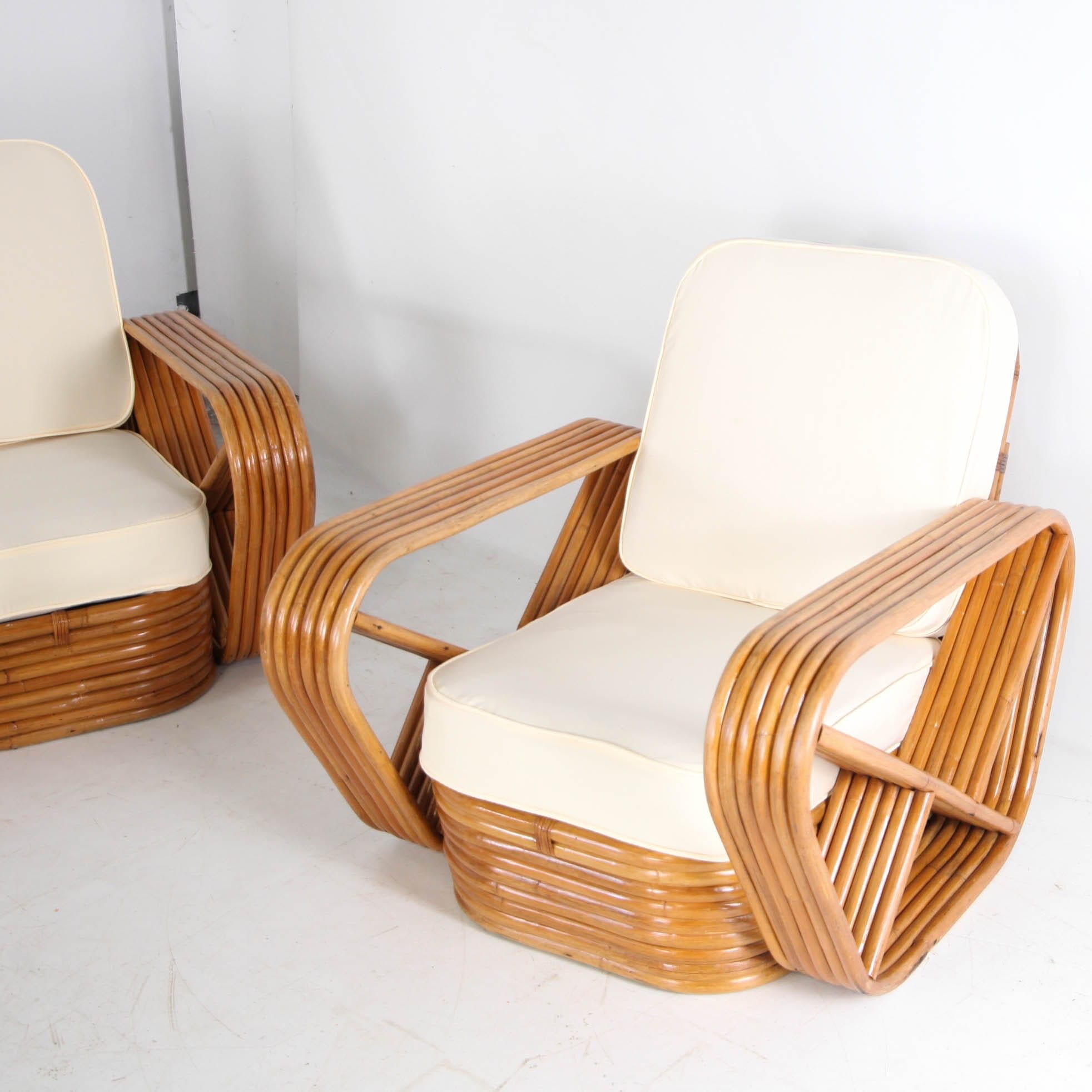 Salon en rotin de Paul Frankl