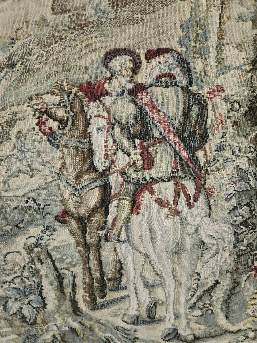 Medieval Hunts of Maximilian wool Jacquard tapestry gobelin Brussels