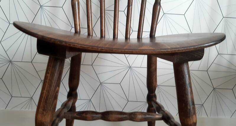 Série de 4 chaises signées Baumann modèle « Tacoma » années 60.