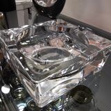 Ashtray paved with vintage crystal
