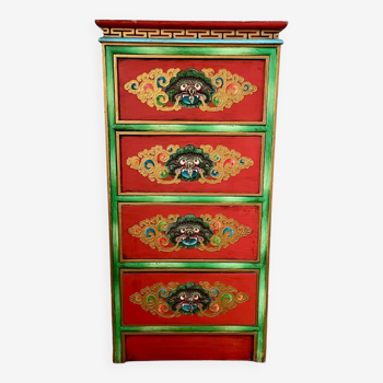 Commode chinoise peinte à la main