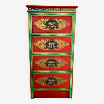 Hand painted Chinese chest of drawers