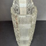 Vintage molded glass vase