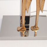 Vintage heron lamp 1970