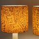 Pair of glass lamps by Luxus, Sweden 1970