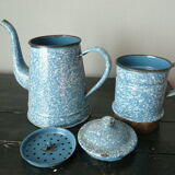 Enamelled coffee maker