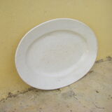 Oval dish in old faience