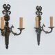 Pair of wall lamps, France, around 1890.