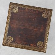 Arts & Crafts side table in oak and copper, United Kingdom ca. 1910