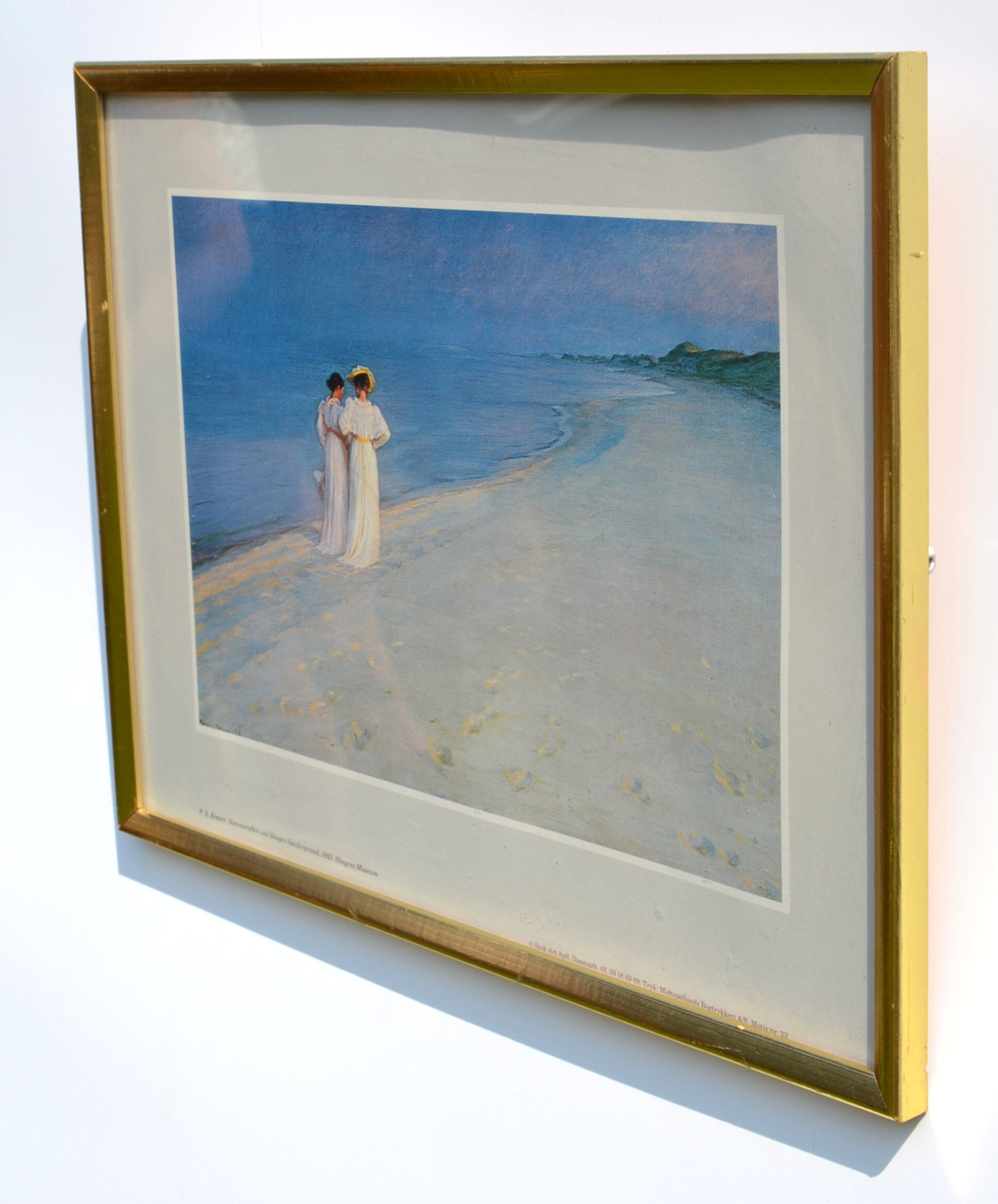 Skagens Museum Print Nr. 23 By P. S. Krøyer "Summer evening on Skagen" 1893